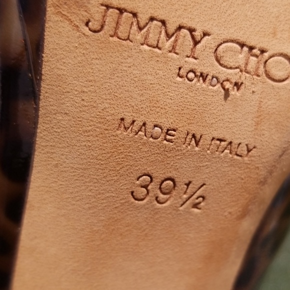 Jimmy Choo cheetah print heel size 39 1/2 … - Picture 5 of 8